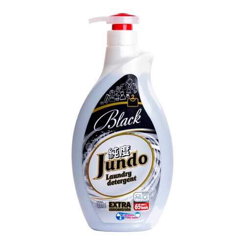 Концентрированный гель Jundo black для стирки черного белья 65 стирок 1 л в Мосхозторг
