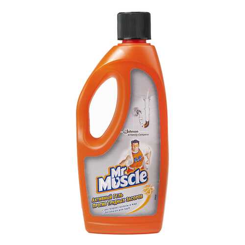 Средство для очистки труб и сливов Mr.Muscle активный гель 500 мл в Мосхозторг