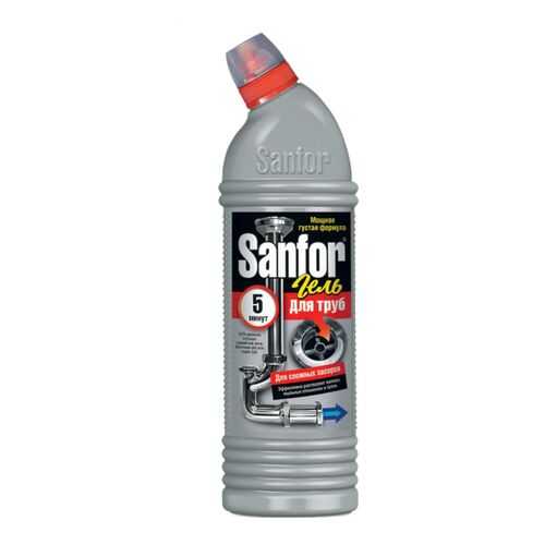 Средство для очистки труб и сливов Sanfor 750 мл в Мосхозторг