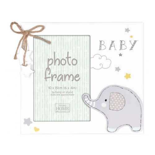 Фоторамка Innova PI09979 10x15 Baby Glitter Elephant белая в Мосхозторг