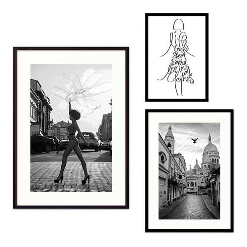 Набор постеров Коллаж Fashion №53 110х100 см в Мосхозторг