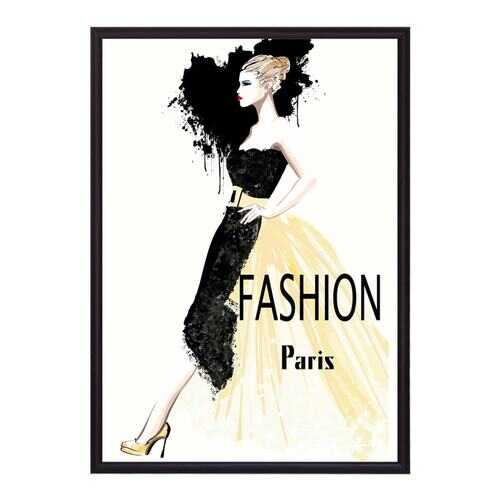 Постер в рамке Fashion Paris 50х70 см в Мосхозторг