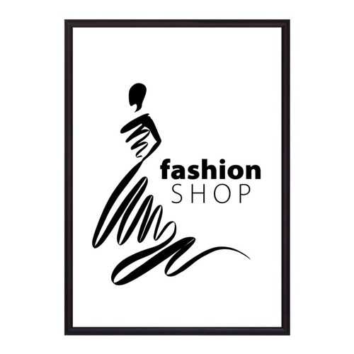 Постер в рамке Fashion shop 21х30 см в Мосхозторг