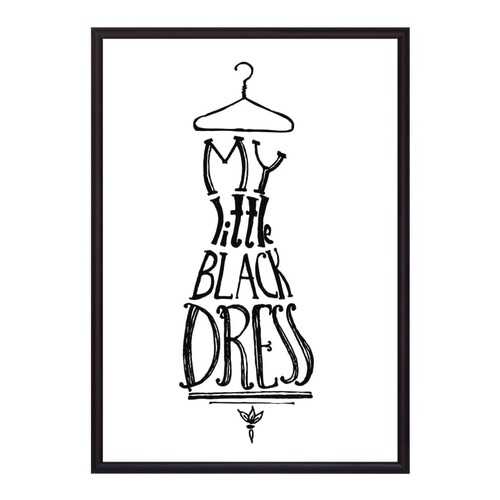 Постер в рамке Little Black Dress 50х70 см в Мосхозторг