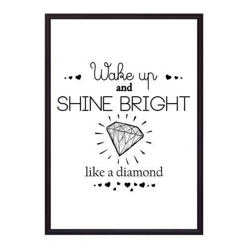 Постер в рамке Shine bright! 30х40 см в Мосхозторг