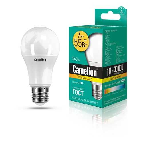 Camelion LED 7-A60/830/E27 в Мосхозторг