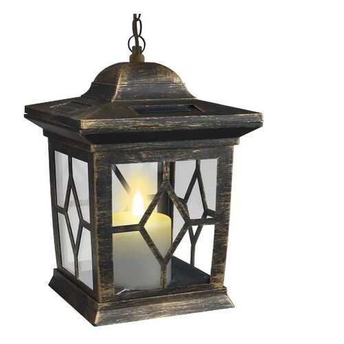 Светильник на солнечных батареях Uniel USL-S-180/PT220 Bronze lantern 22 см в Мосхозторг