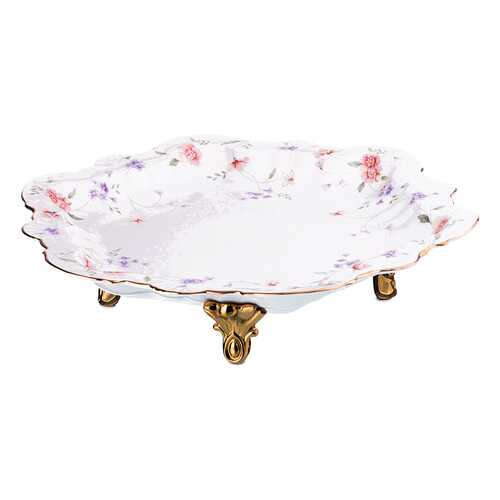 Блюдо сервировочное Lefard, 40x38x9 см, цветы в Мосхозторг