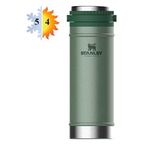 Термокружка с кофе-прессом 0.47л STANLEY Classic - Темно-зеленая (10-01855-014) в Мосхозторг